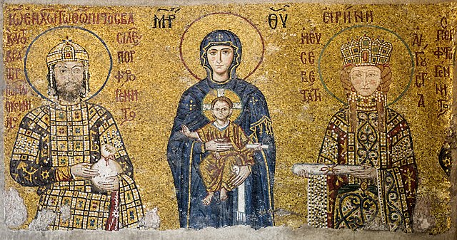 Mosaïque des Comnène, Sainte-Sophie (Istambul, Turquie)
